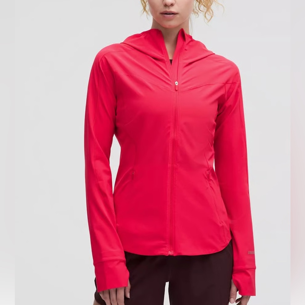 Mist Over Windbreaker in Red Glow
